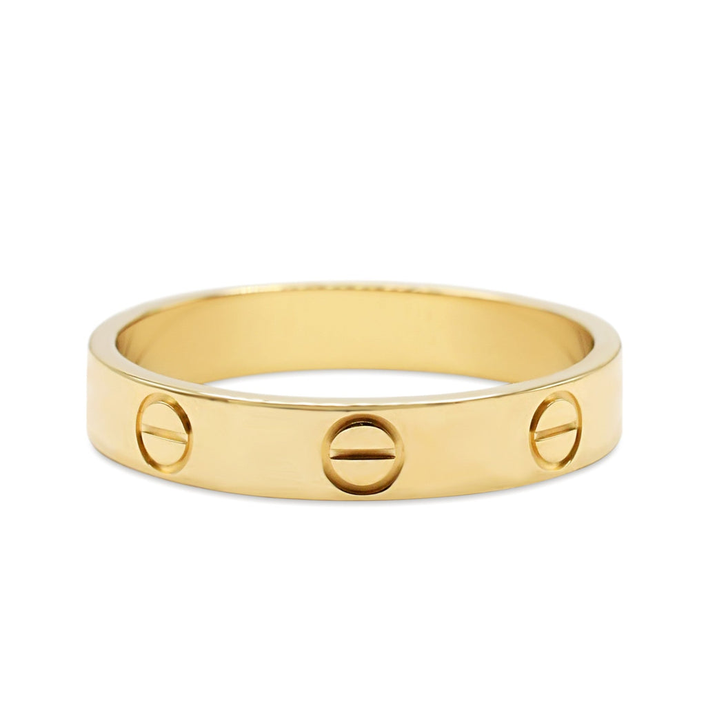 used Cartier 3.6mm Love Ring Size 55 - 18ct Yellow Gold