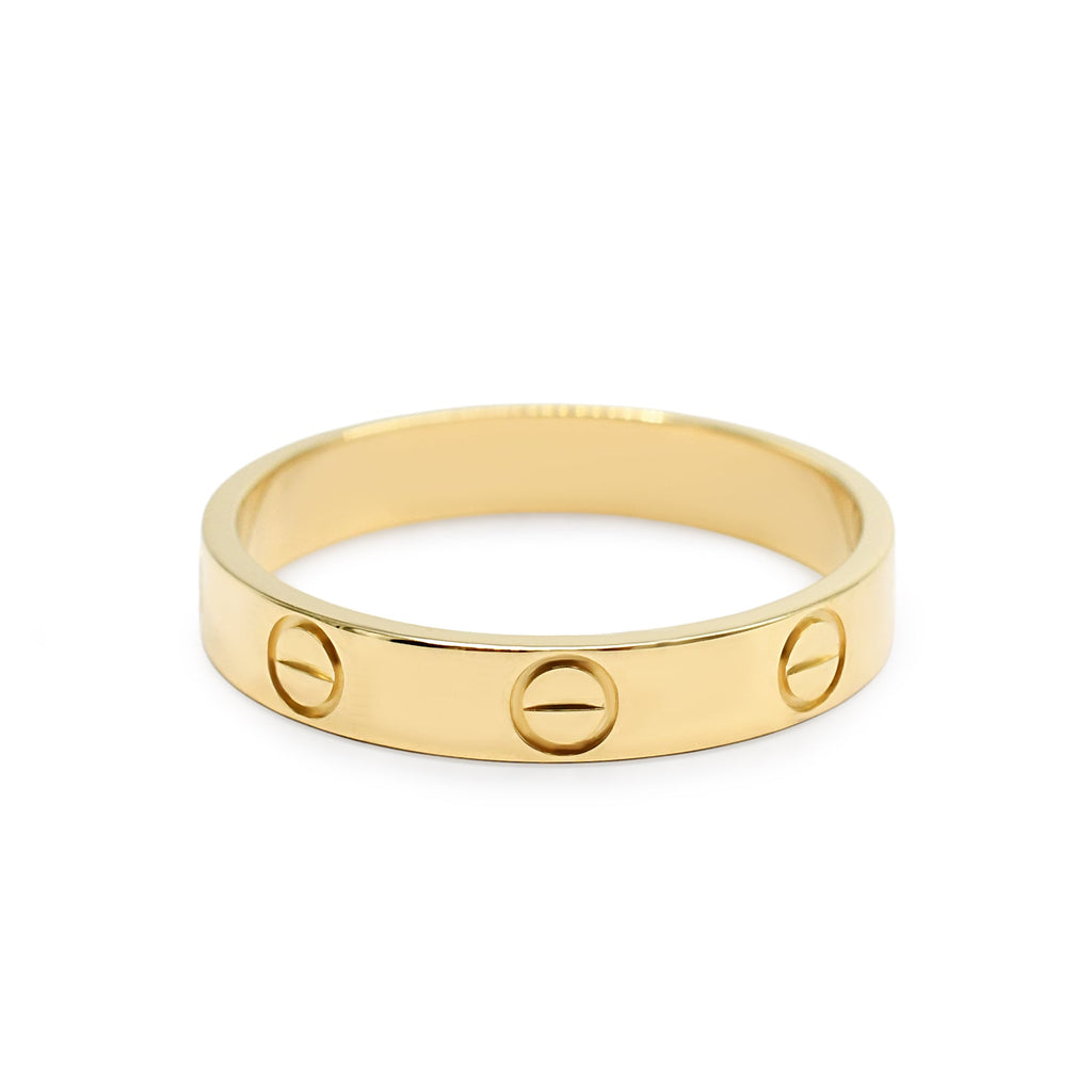 used Cartier 3.6mm Love Ring Size 55 - 18ct Yellow Gold