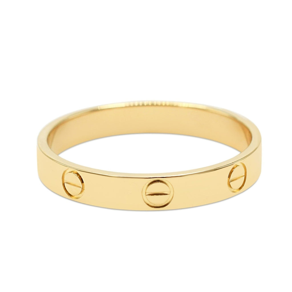 used Cartier 3.6mm Love Ring Size 62 - 18ct Yellow Gold
