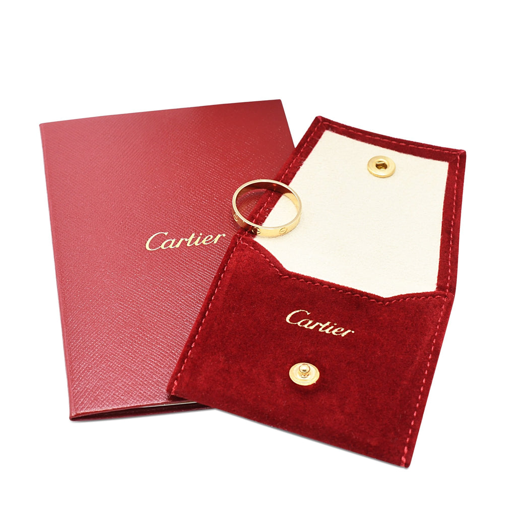 used Cartier 3.6mm Love Ring Size 62 - 18ct Yellow Gold