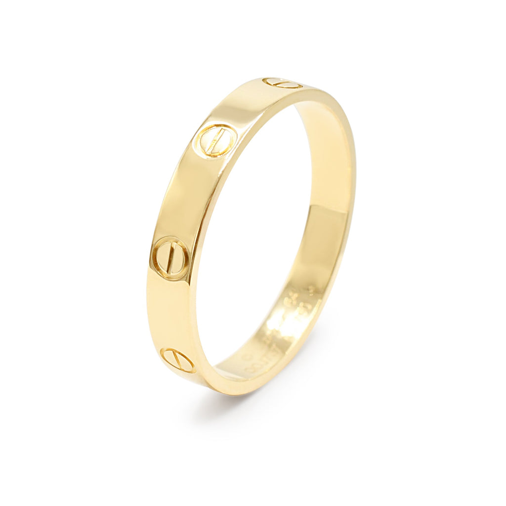 used Cartier 3.6mm Love Ring Size 64 - 18ct Yellow Gold
