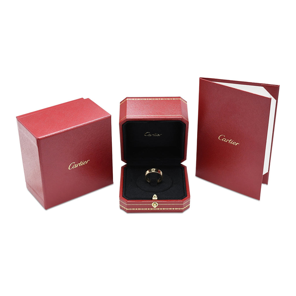 used Cartier 5.5mm Love Ring Size 51 - 18ct Yellow Gold