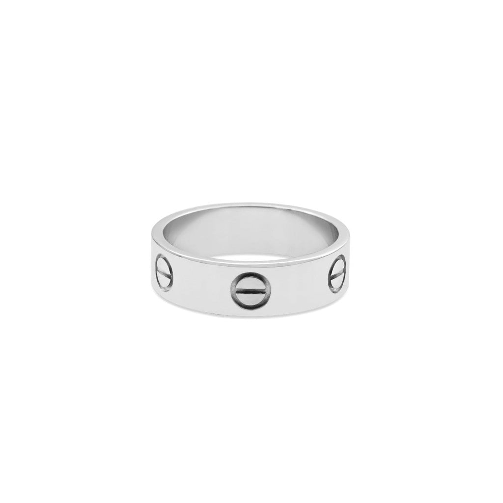 used Cartier 5.5mm Love Ring Size 55 - 18ct White Gold