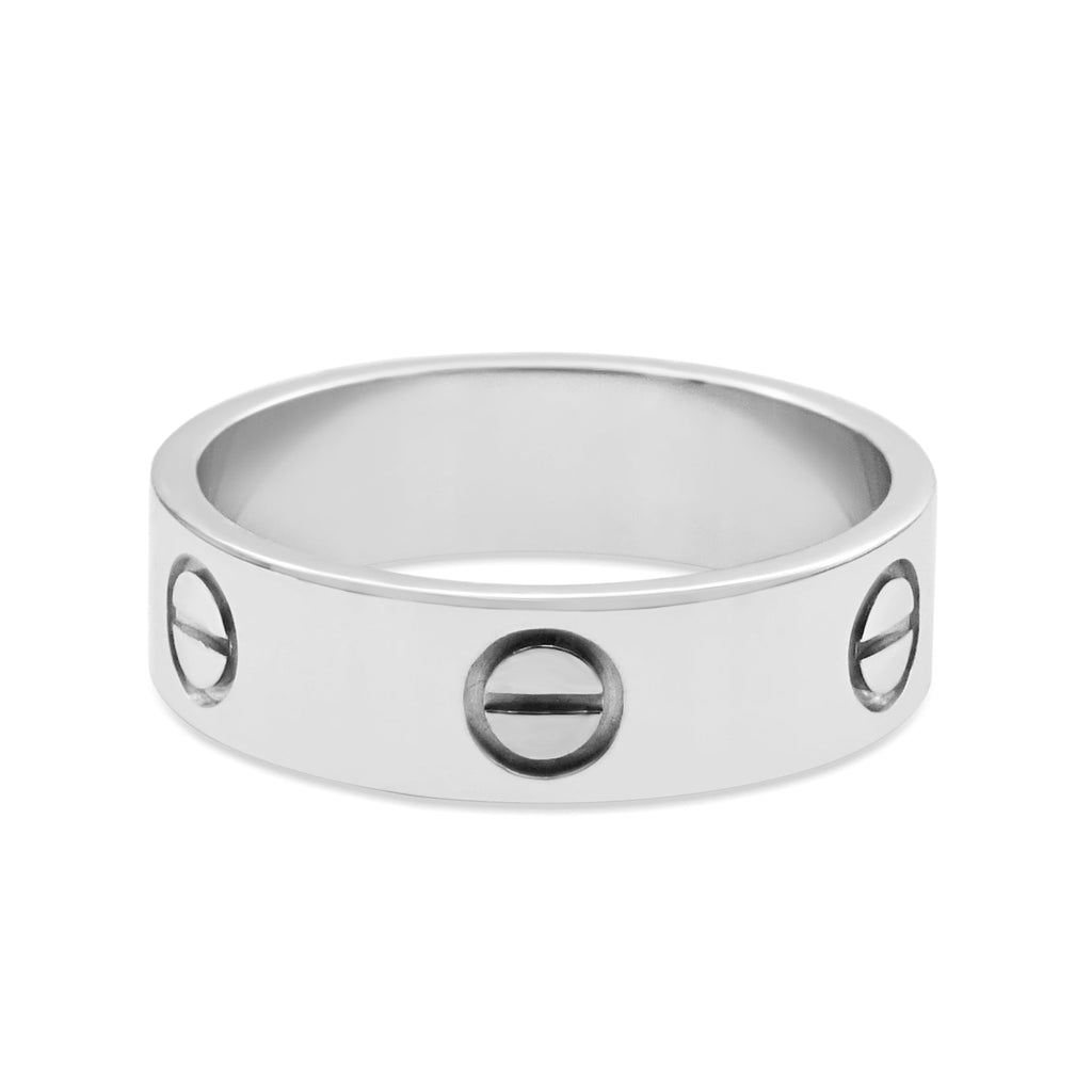 used Cartier 5.5mm Love Ring Size 56 - 18ct White Gold