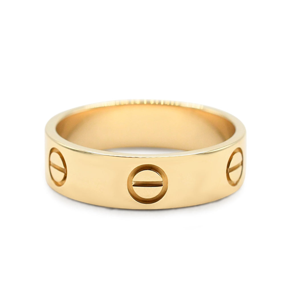 used Cartier 5.5mm Love Ring Size 57 - 18ct Yellow Gold