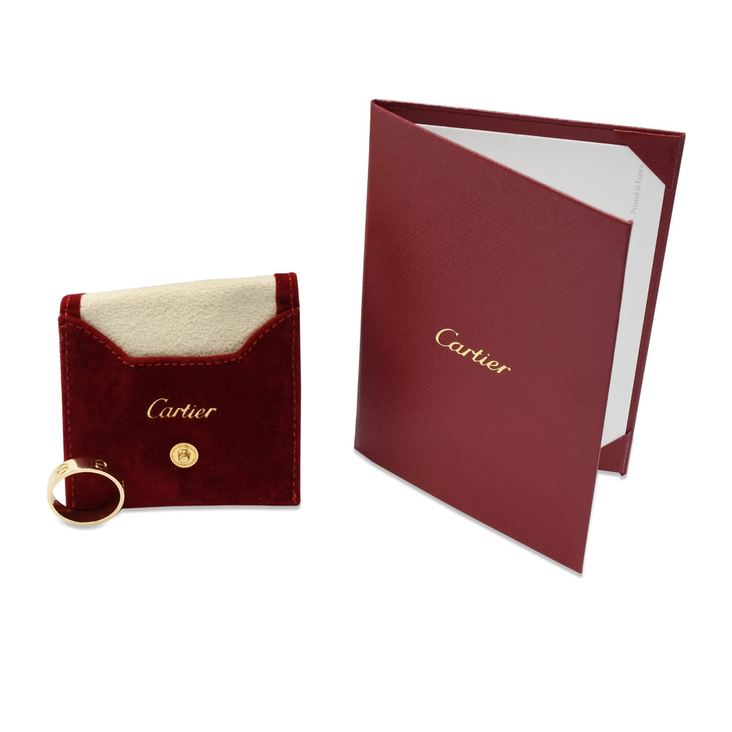 used Cartier 5.5mm Love Ring Size 61 - 18ct Yellow Gold
