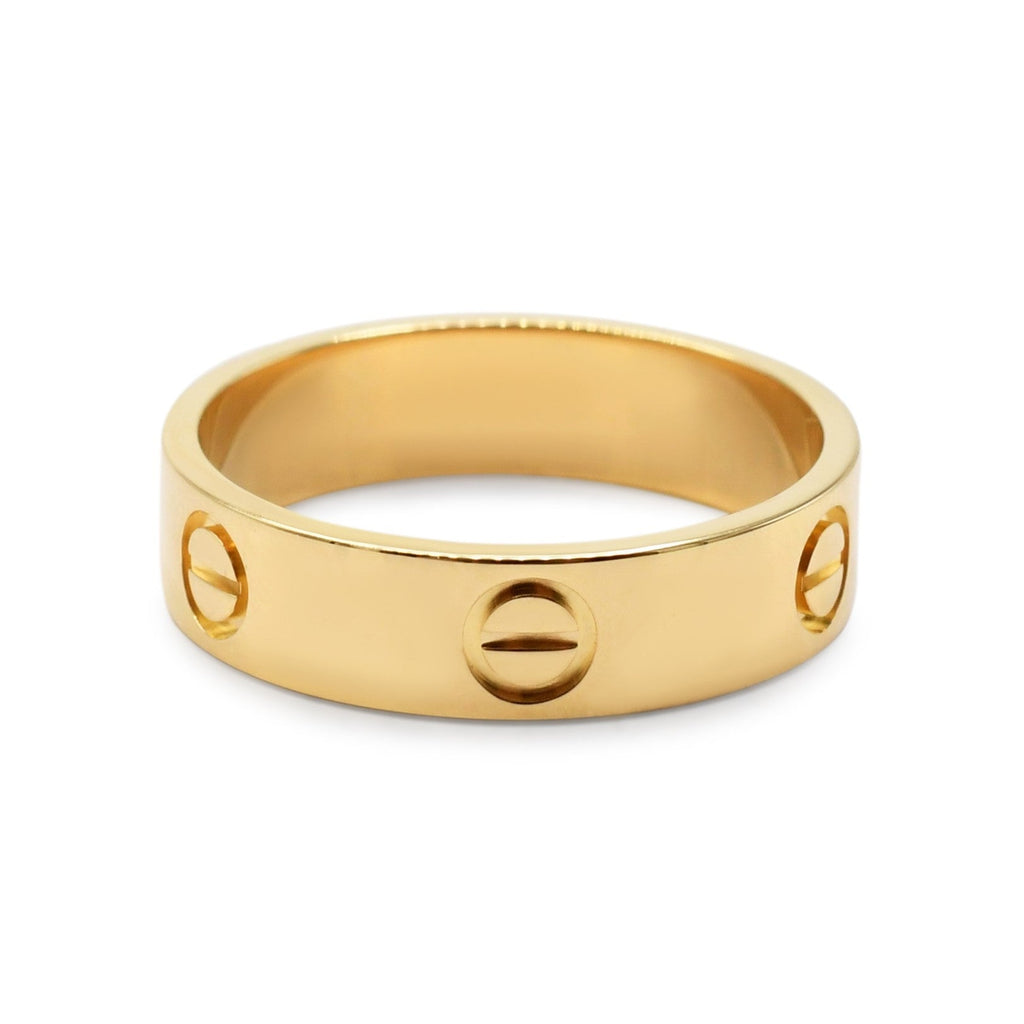 used Cartier 5.5mm Love Ring Size 61 - 18ct Yellow Gold