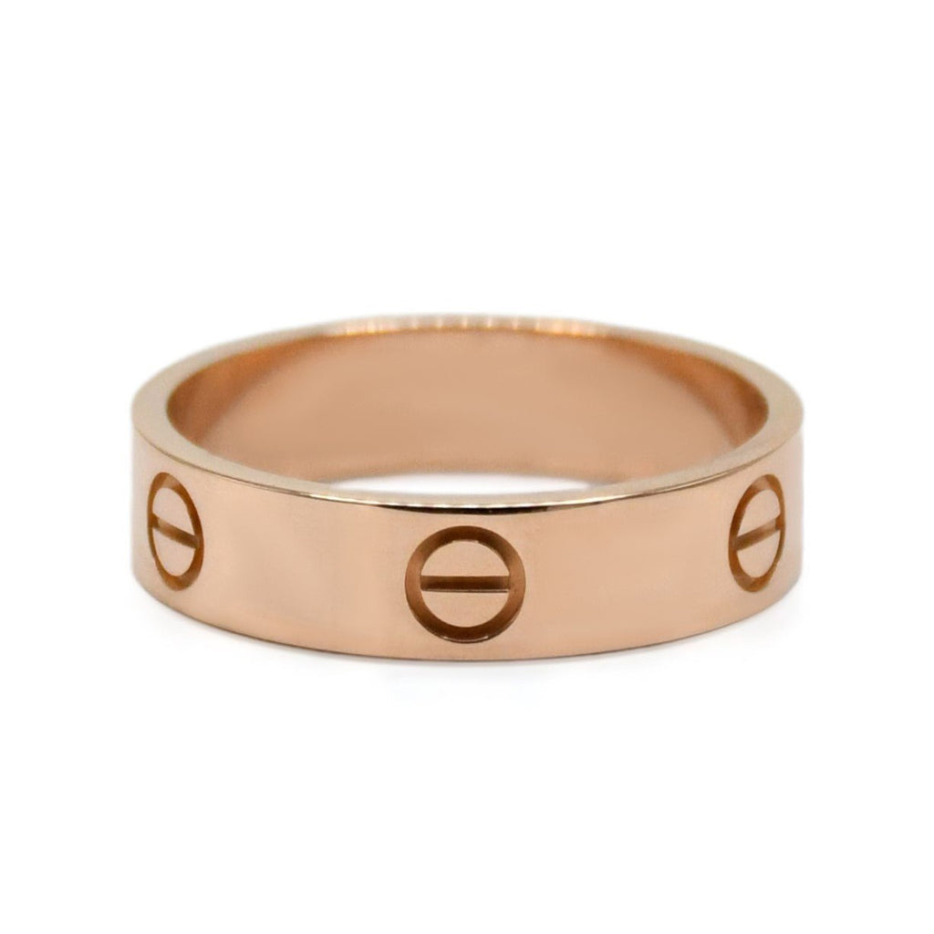 used Cartier 5.5mm Love Ring Size 63 - 18ct Rose Gold