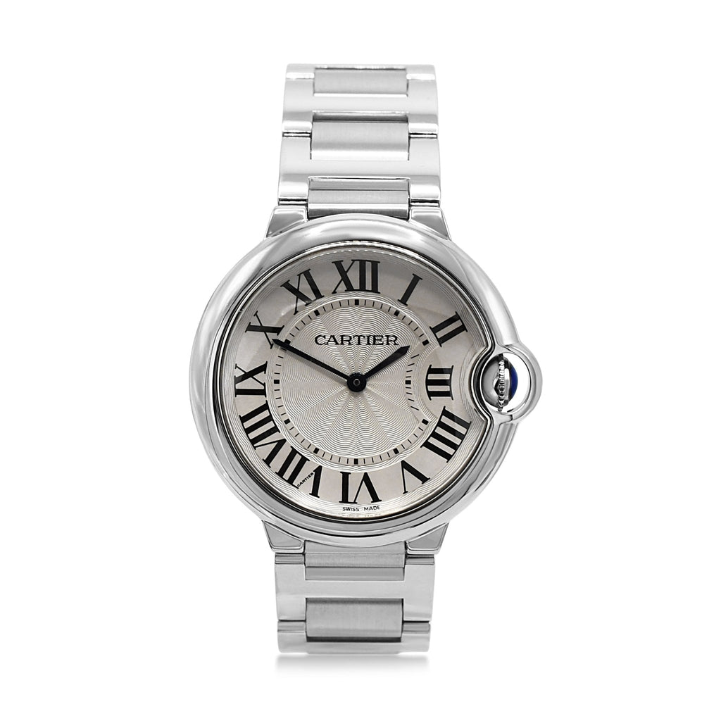 used Cartier Ballon Bleu 36mm Quartz Steel Watch