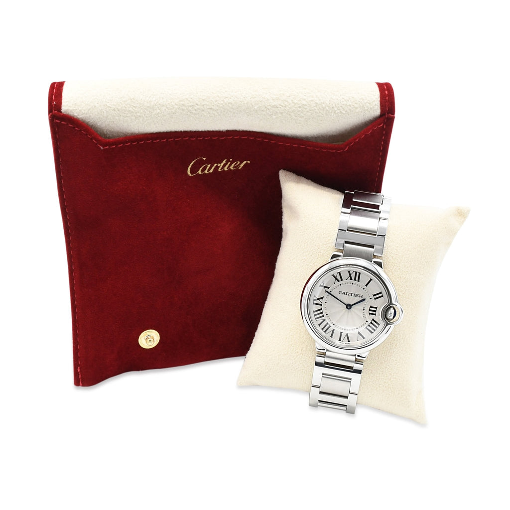 used Cartier Ballon Bleu 36mm Quartz Steel Watch