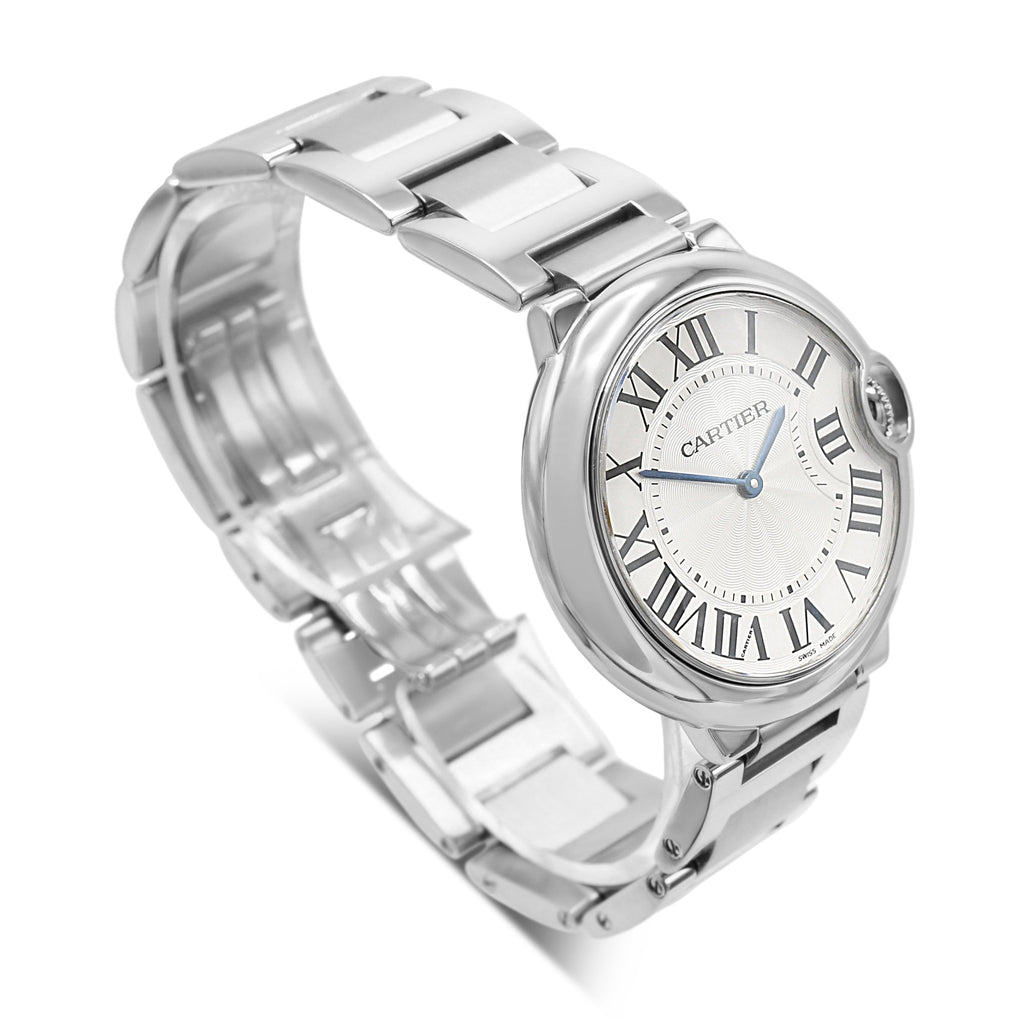 used Cartier Ballon Bleu 36mm Quartz Steel Watch