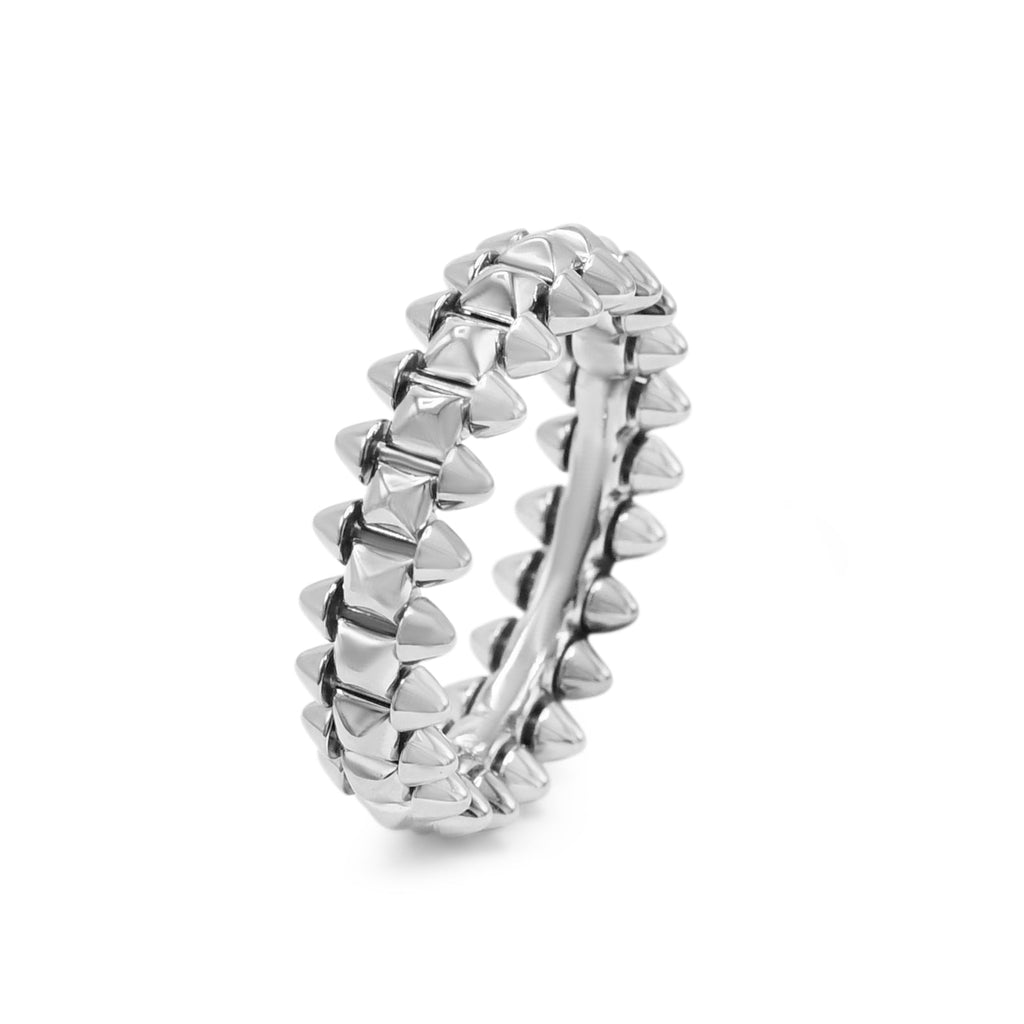 used Cartier Clash De Cartier Ring, Small Model, Size 53 - 18ct White Gold