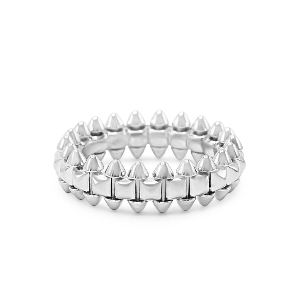 used Cartier Clash De Cartier Ring, Small Model, Size 53 - 18ct White Gold