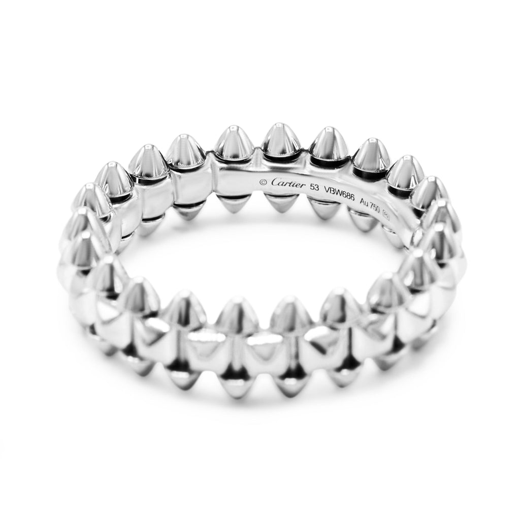 used Cartier Clash De Cartier Ring, Small Model, Size 53 - 18ct White Gold