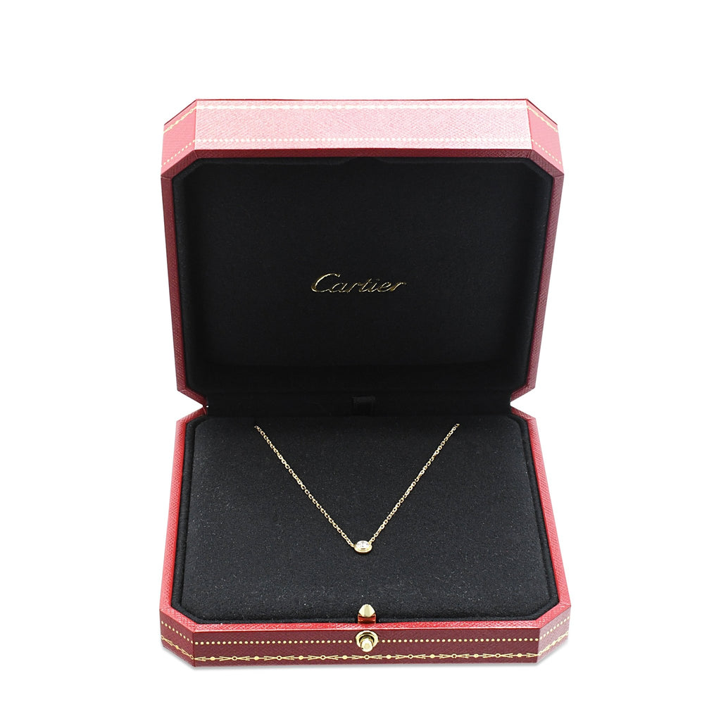 used Cartier D'Amour Necklace,Large Model, Diamond - 18ct Yellow Gold