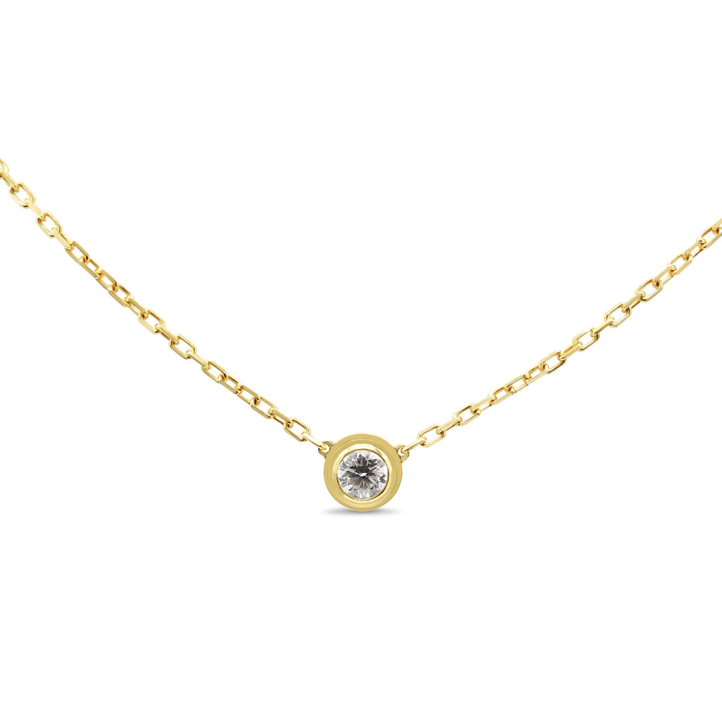 used Cartier D'Amour Necklace,Large Model, Diamond - 18ct Yellow Gold