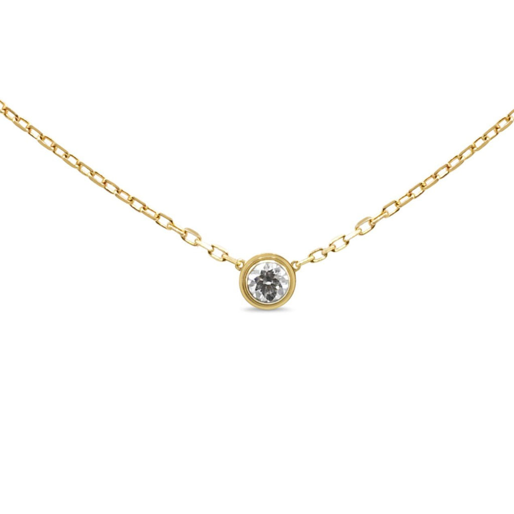 used Cartier D'Amour Necklace,Large Model, Diamond - 18ct Yellow Gold