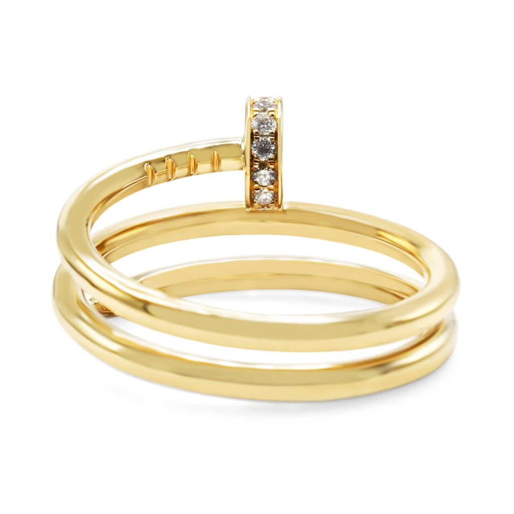 used Cartier Diamond Set Juste Un Clou Ring 50 - 18ct Yellow Gold