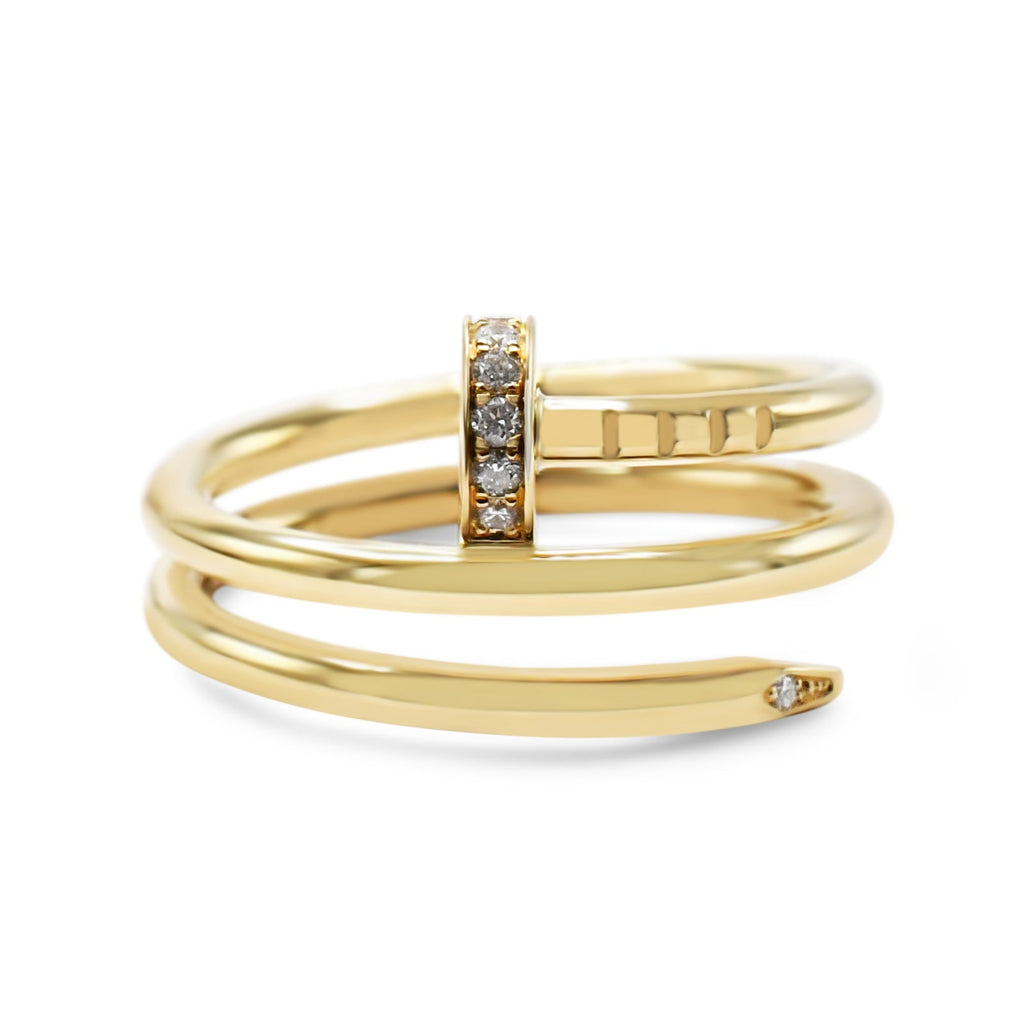 used Cartier Diamond Set Juste Un Clou Ring 50 - 18ct Yellow Gold