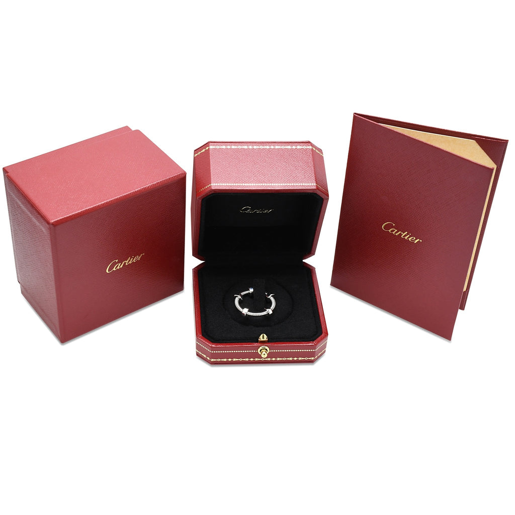 used Cartier Ecrou de Cartier Ring Size 56 - 18ct White Gold