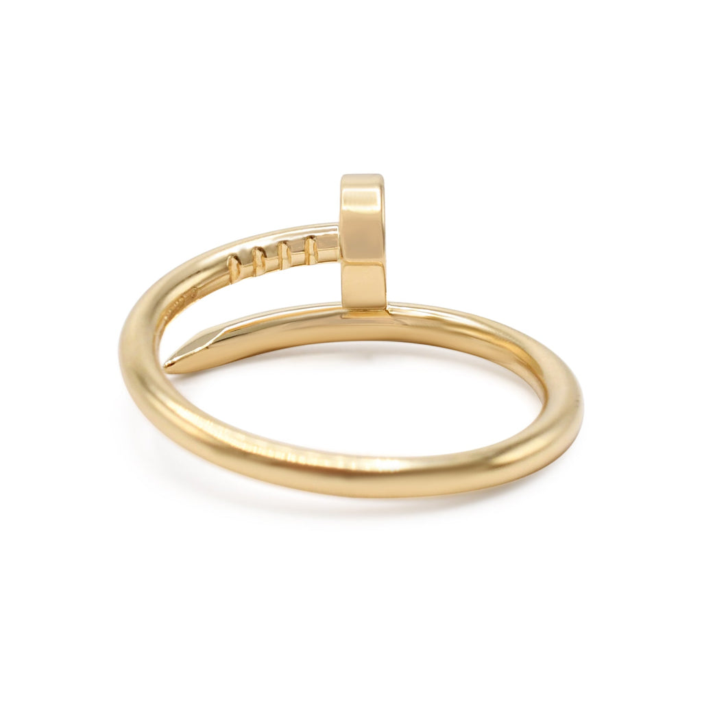 used Cartier Just Un Clou Ring, Small Model Size 48 - 18ct Yellow Gold