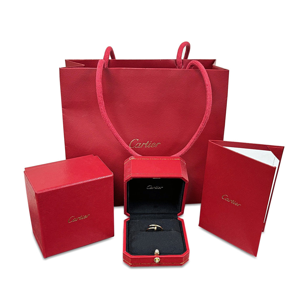 used Cartier Just Un Clou Ring, Small Model Size 48 - 18ct Yellow Gold