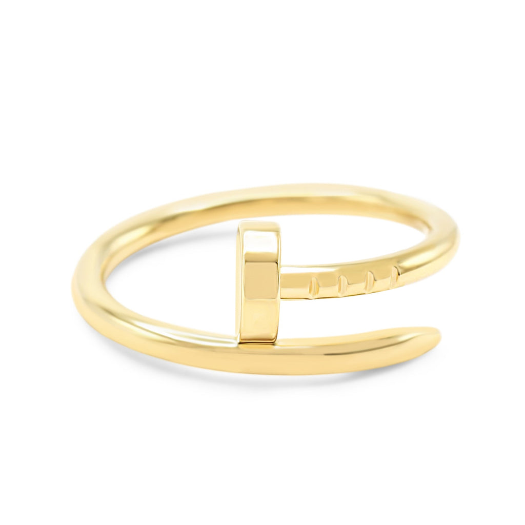 used Cartier Just Un Clou Ring, Small Model Size 50 - 18ct Yellow Gold