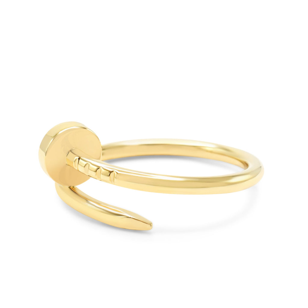 used Cartier Just Un Clou Ring, Small Model Size 50 - 18ct Yellow Gold