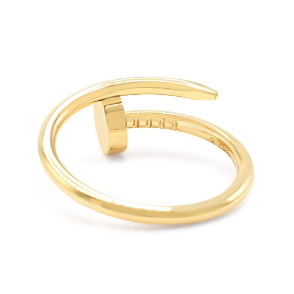 used Cartier Just Un Clou Ring, Small Model Size 50 - 18ct Yellow Gold