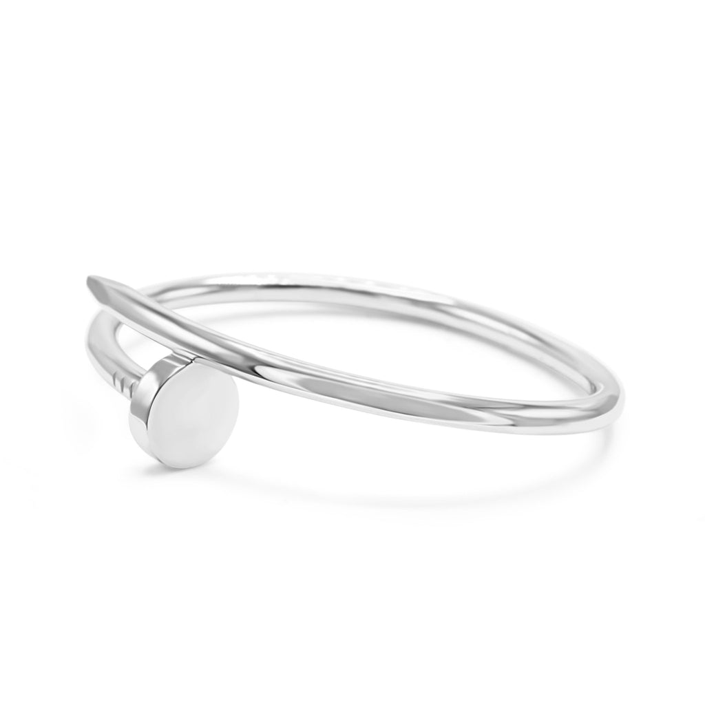 used Cartier Juste Un Clou Bangle - Size 16 - 18ct White Gold