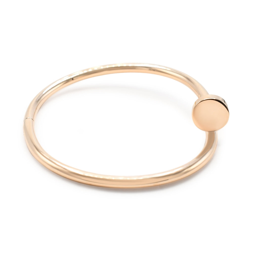 used Cartier Juste Un Clou Bangle - Size 18 - 18ct Rose Gold