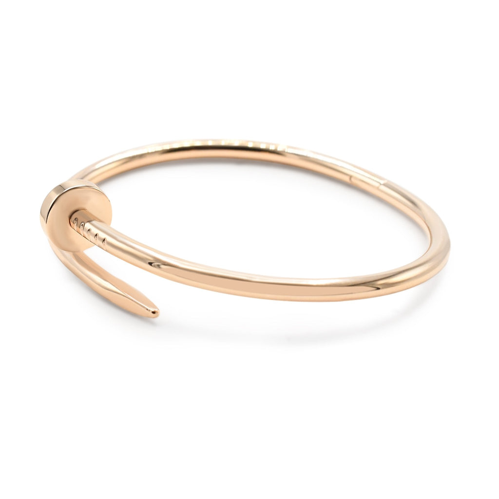 used Cartier Juste Un Clou Bangle - Size 18 - 18ct Rose Gold