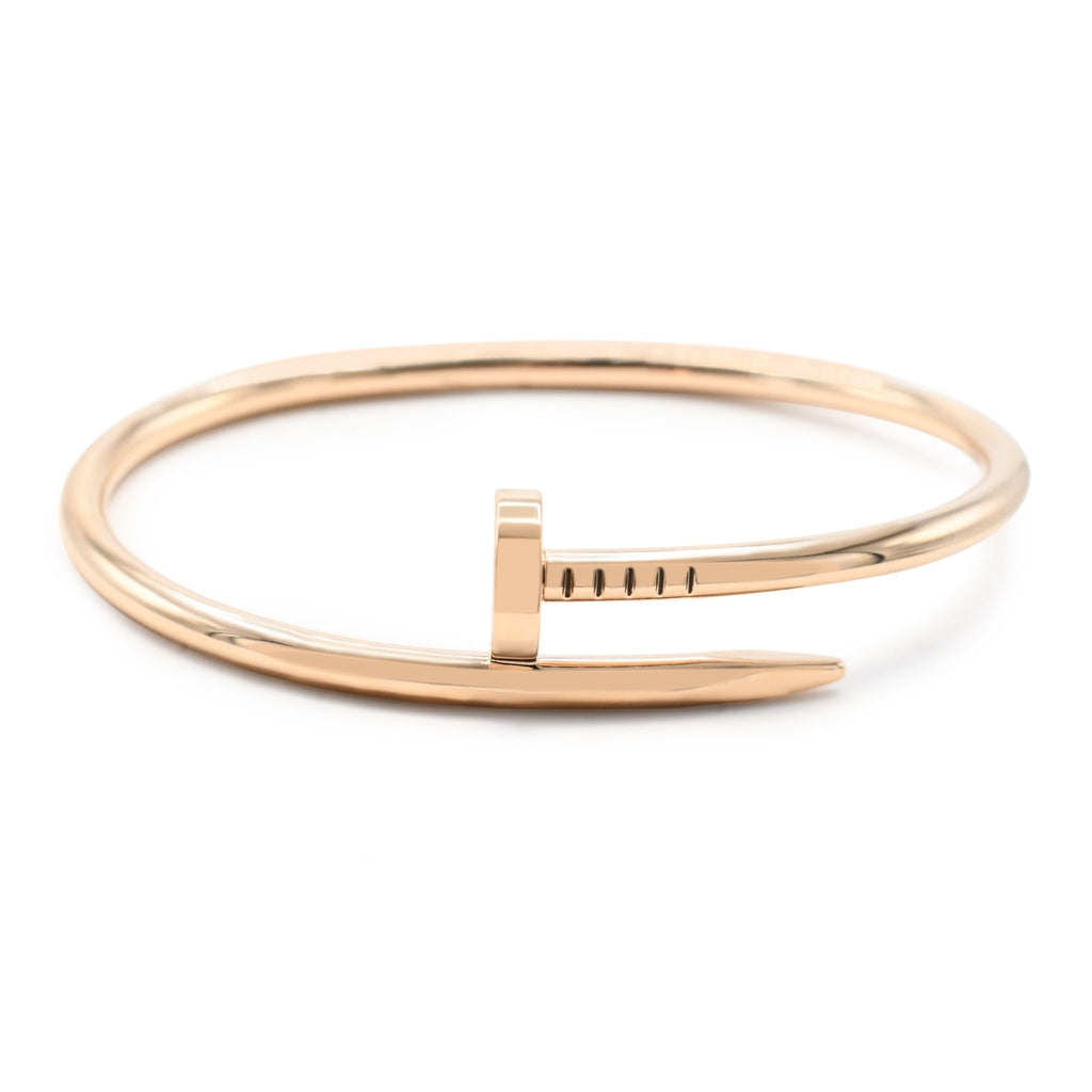 used Cartier Juste Un Clou Bangle - Size 18 - 18ct Rose Gold