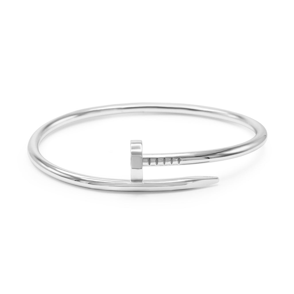 used Cartier Juste Un Clou Bangle Size 18 - 18ct White Gold