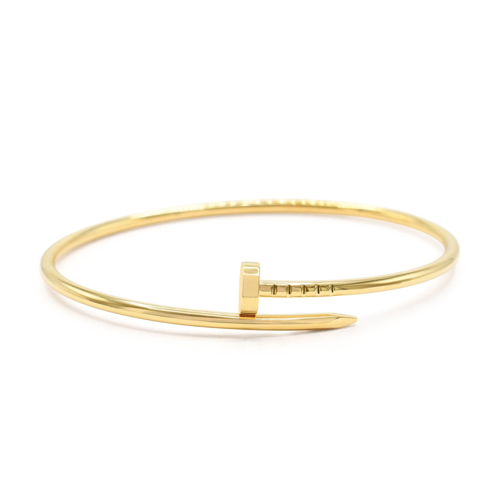 used Cartier Juste Un Clou Bangle, Small Model - Size 18 - 18ct Yellow Gold