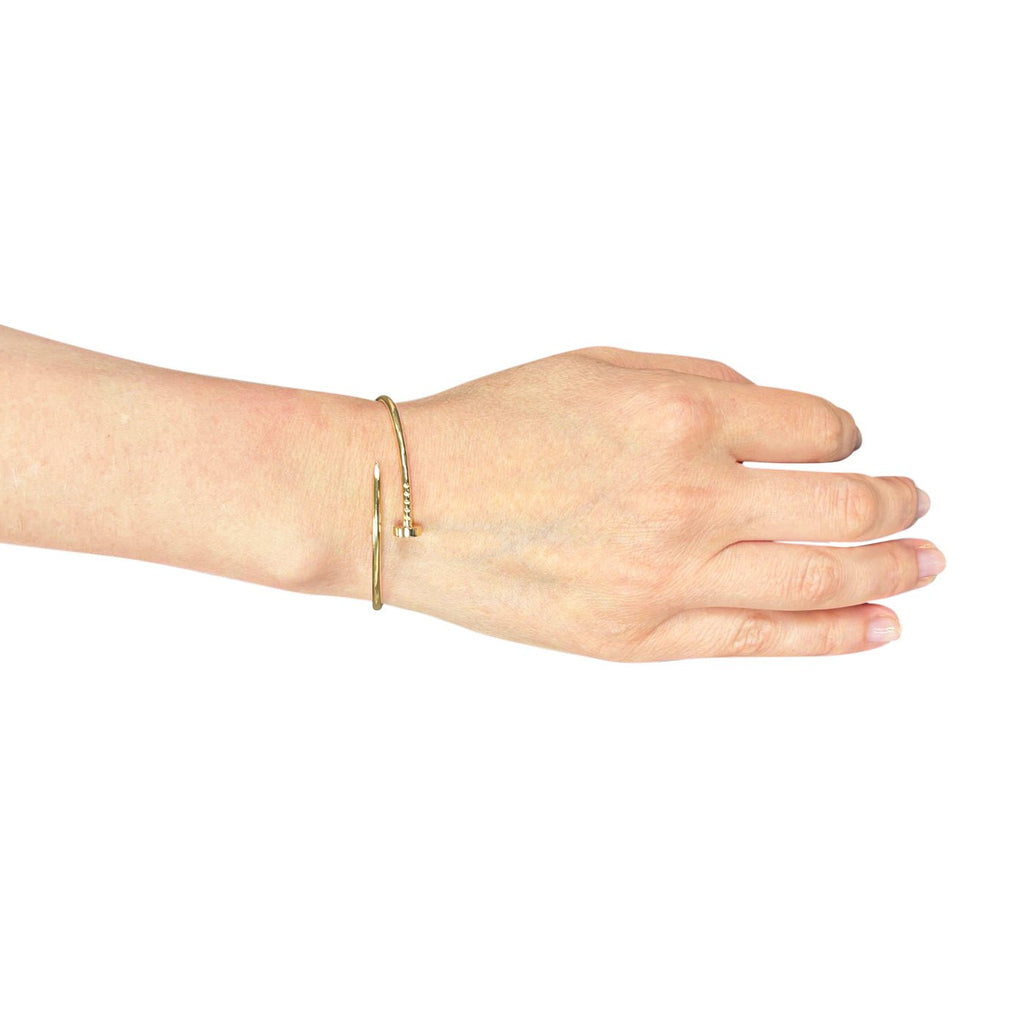 used Cartier Juste un Clou Bracelet, Small Model Size 16 - 18ct Yellow Gold