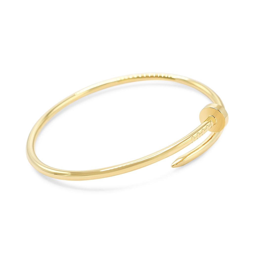 used Cartier Juste un Clou Bracelet, Small Model Size 16 - 18ct Yellow Gold