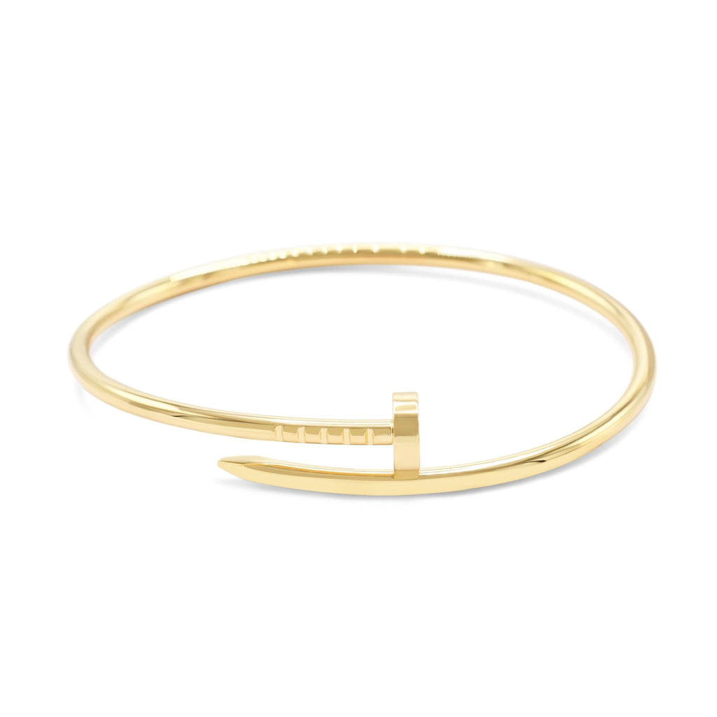 used Cartier Juste un Clou Bracelet, Small Model Size 16 - 18ct Yellow Gold