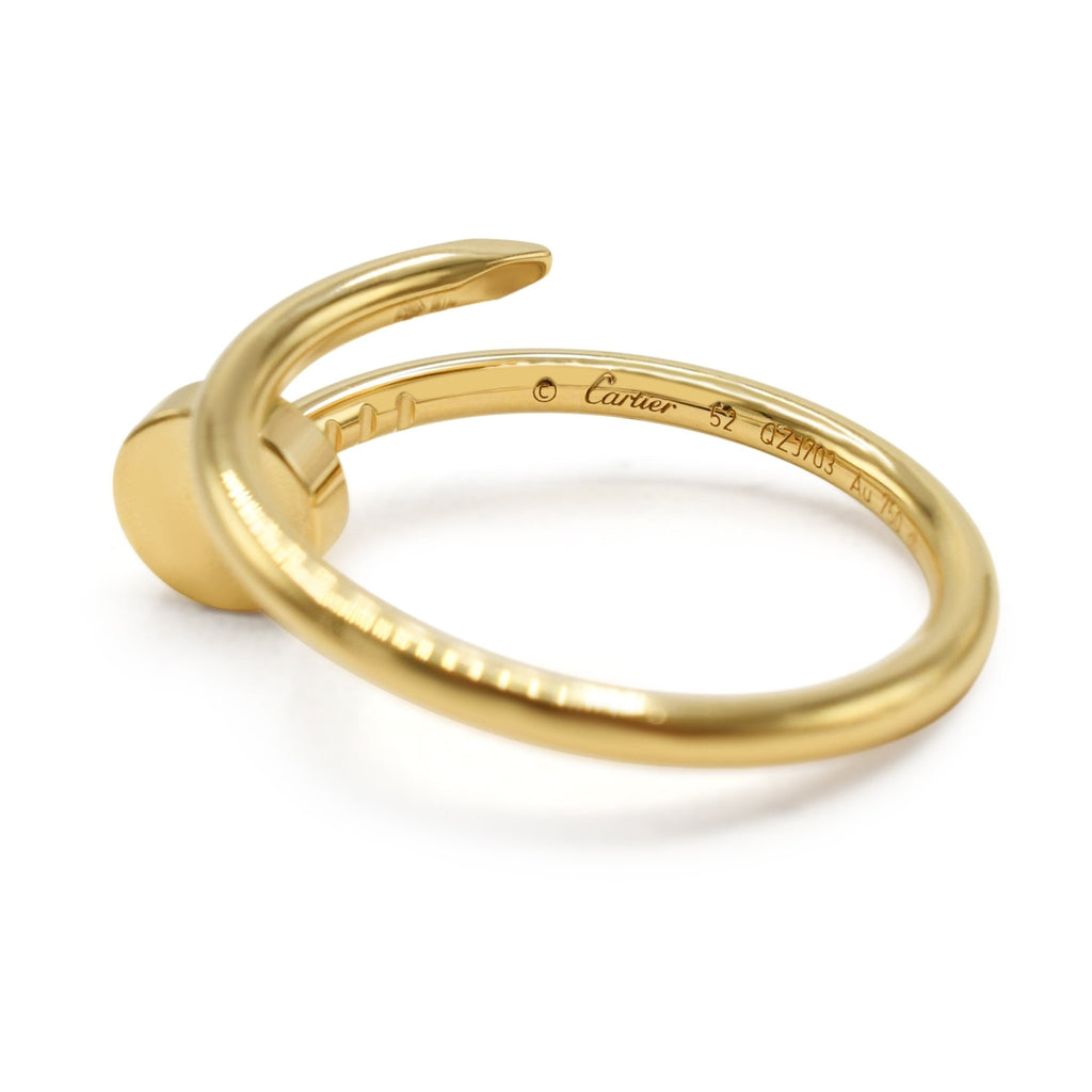 used Cartier Juste Un Clou Ring, Small Model, Size 52 - 18ct Yellow Gold