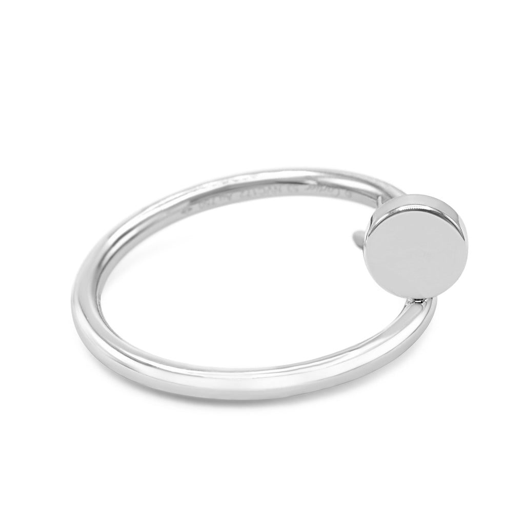 used Cartier Juste Un Clou Ring, Small Model Size 53 - 18ct White Gold