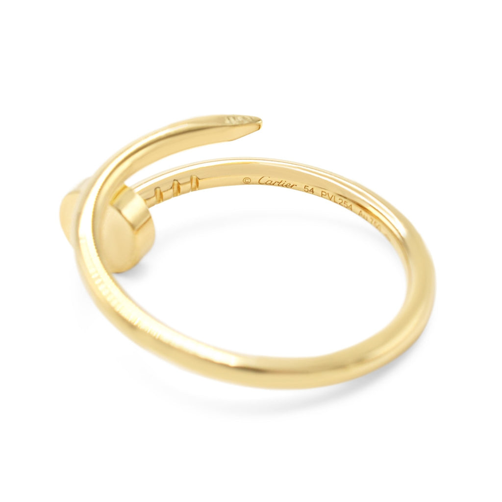 used Cartier Juste un Clou Ring, Small Model Size 54 - 18ct Yellow Gold