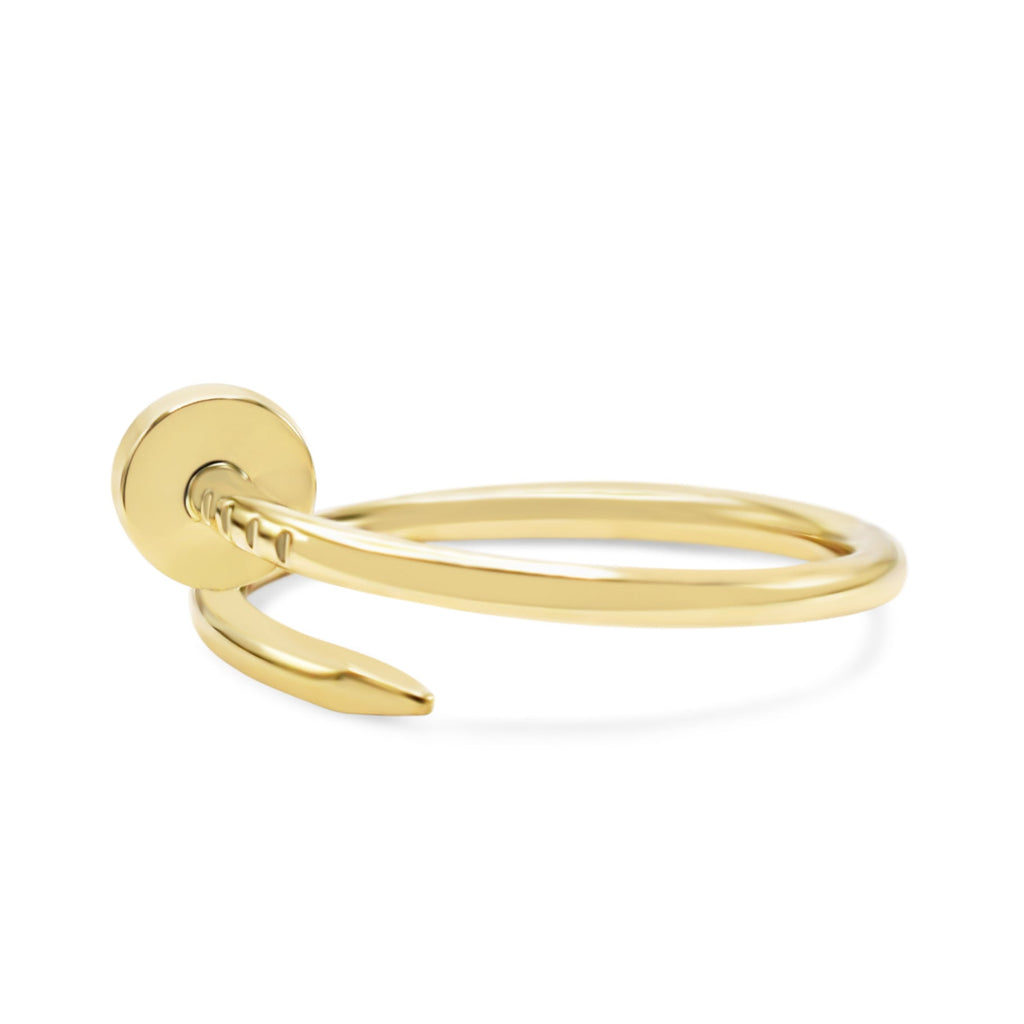 used Cartier Juste Un Clou Ring, Small Model, Size 55 - 18ct Yellow Gold