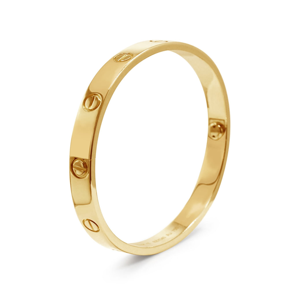 used Cartier Love Bangle 18ct Yellow Gold - Size 17