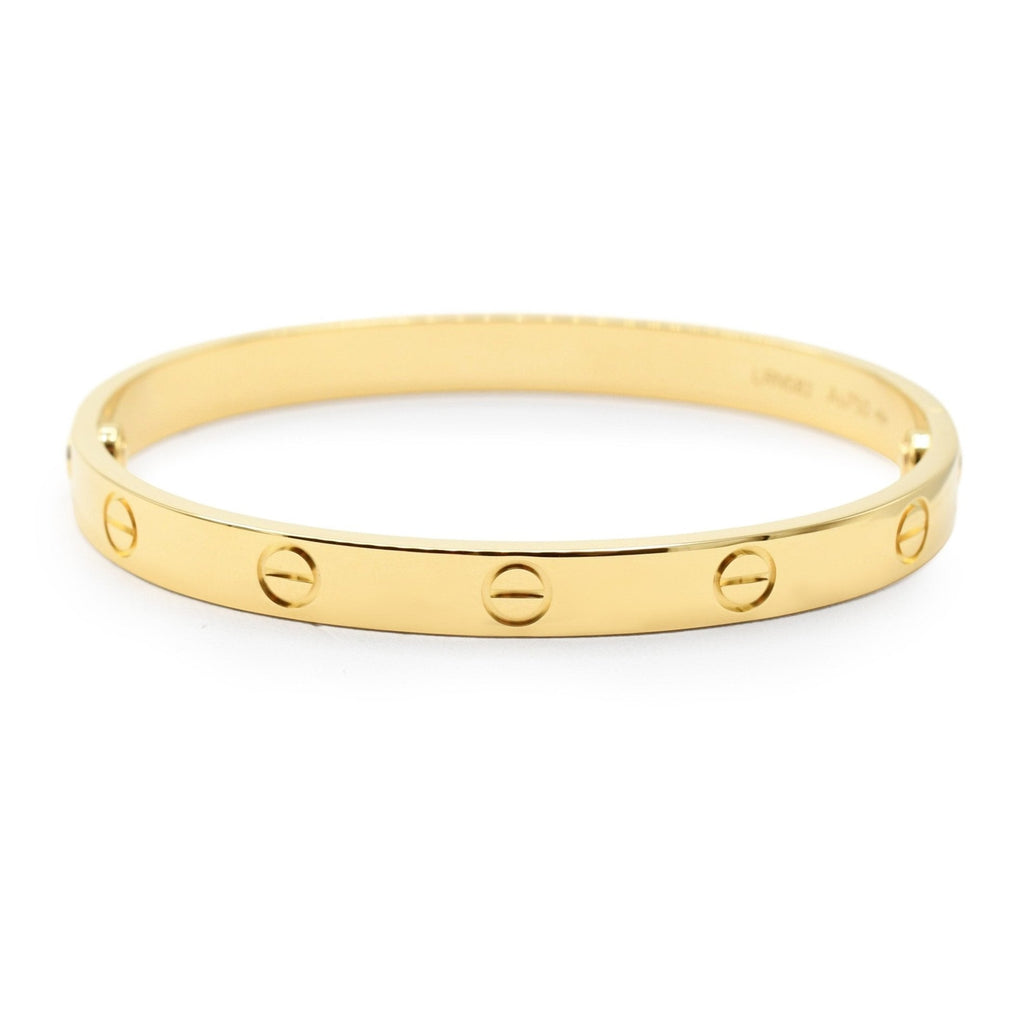 used Cartier LOVE Bangle, Classic Model Size 17 - 18ct Yellow Gold