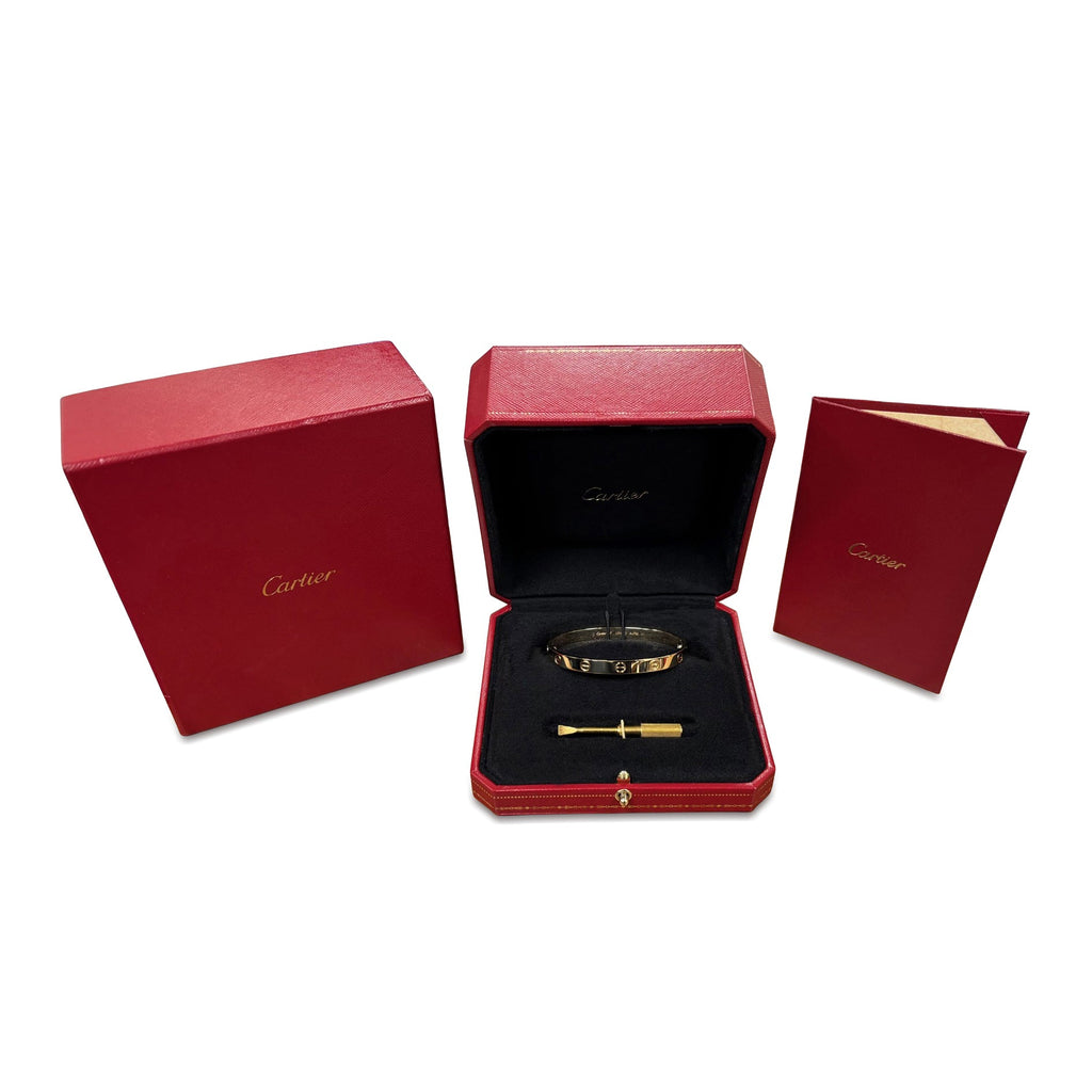 used Cartier LOVE Bangle, Classic Model Size 17 - 18ct Yellow Gold