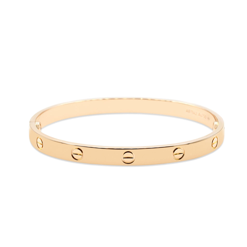 used Cartier Love Bangle Size 19 - 18ct Rose Gold