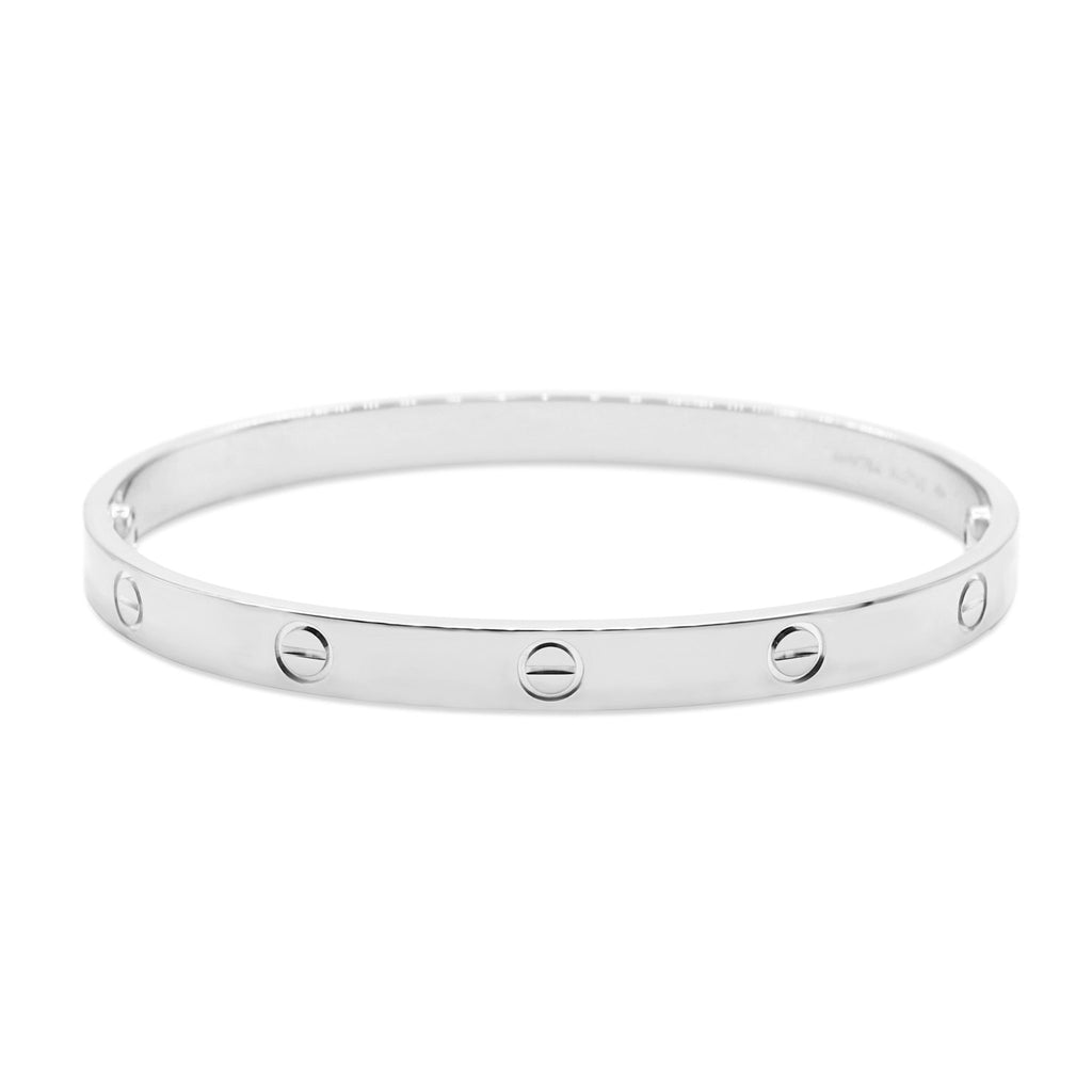 used Cartier Love Bangle Size 20 - 18ct White Gold