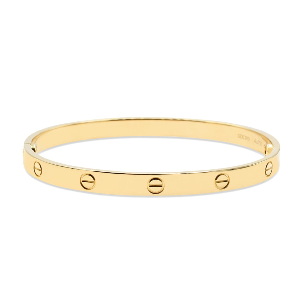 used Cartier Love Bangle Size 20 - 18ct Yellow Gold