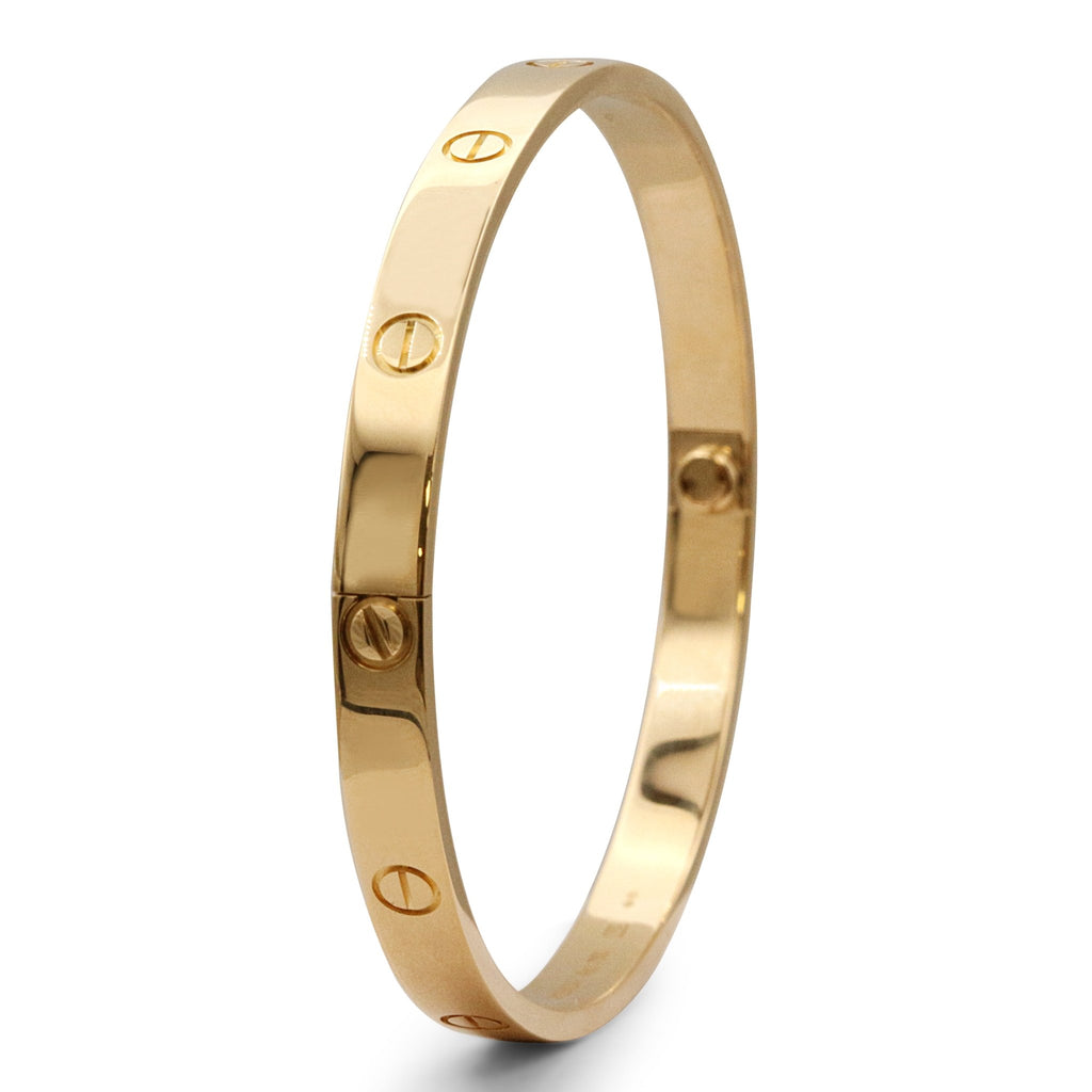 used Cartier Love Bangle Size 21 - 18ct Yellow Gold