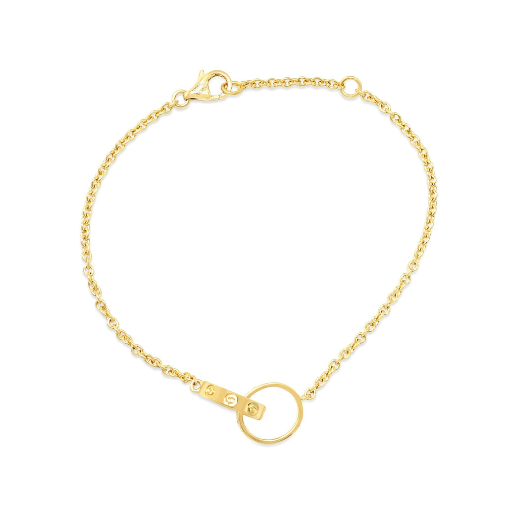 used Cartier LOVE Bracelet, On Chain - 18ct yellow Gold
